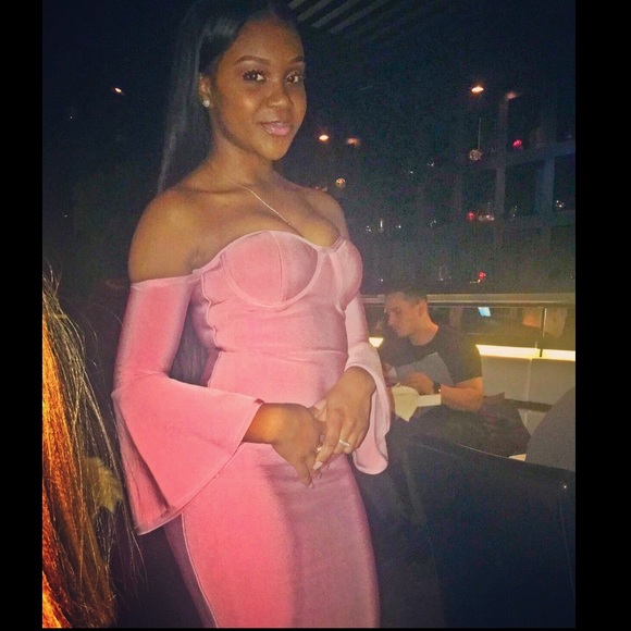 Pink bandage dress - Picture 2 of 2